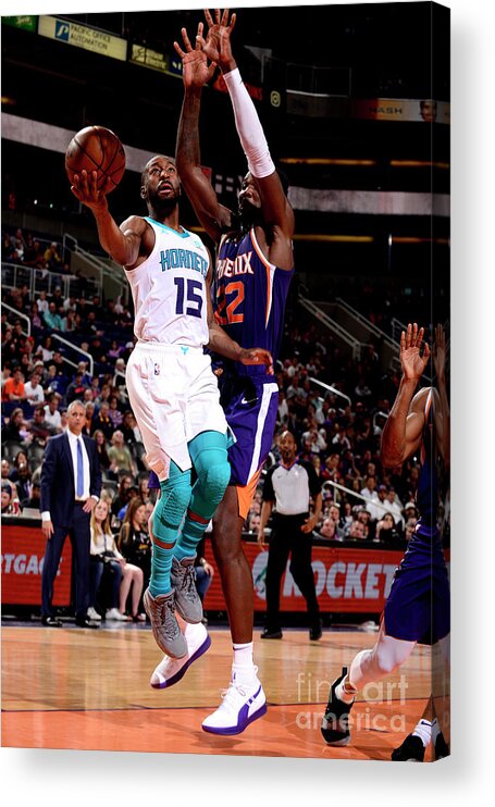 Kemba Walker Acrylic Print featuring the photograph Kemba Walker by Barry Gossage