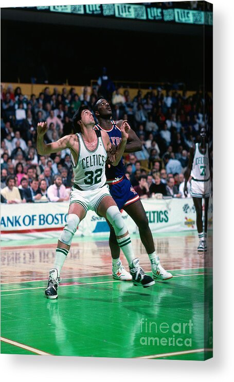 Nba Pro Basketball Acrylic Print featuring the photograph Kevin Mchale #1 by Dick Raphael
