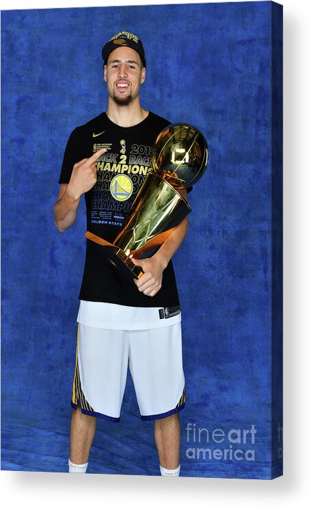 Playoffs Acrylic Print featuring the photograph Klay Thompson by Jesse D. Garrabrant