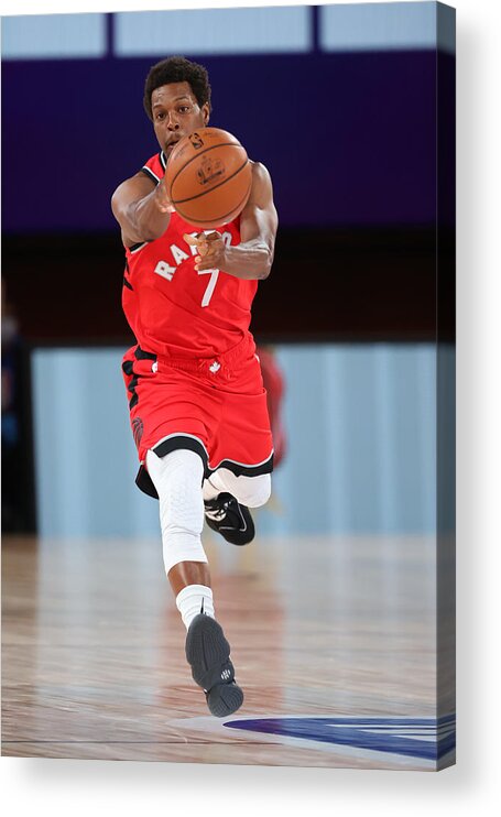 Kyle Lowry Acrylic Print featuring the photograph Kyle Lowry by David Sherman