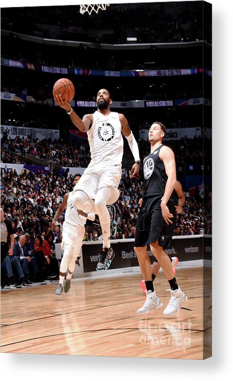 Nba Pro Basketball Acrylic Print featuring the photograph Kyrie Irving by Andrew D. Bernstein