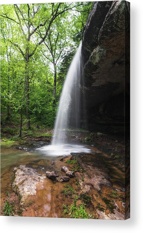 Waterfall Acrylic Print featuring the photograph Little Cedar Falls #1 by Grant Twiss