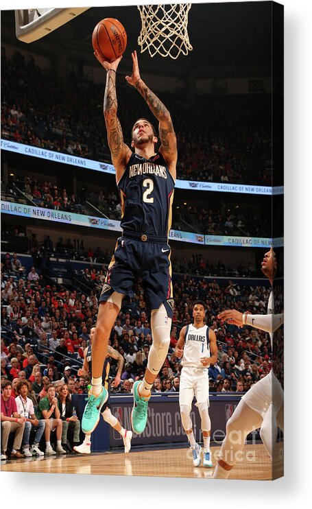 Smoothie King Center Acrylic Print featuring the photograph Lonzo Ball by Layne Murdoch Jr.