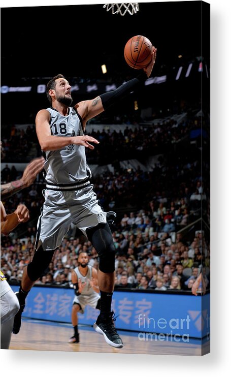 Nba Pro Basketball Acrylic Print featuring the photograph Marco Belinelli by Mark Sobhani