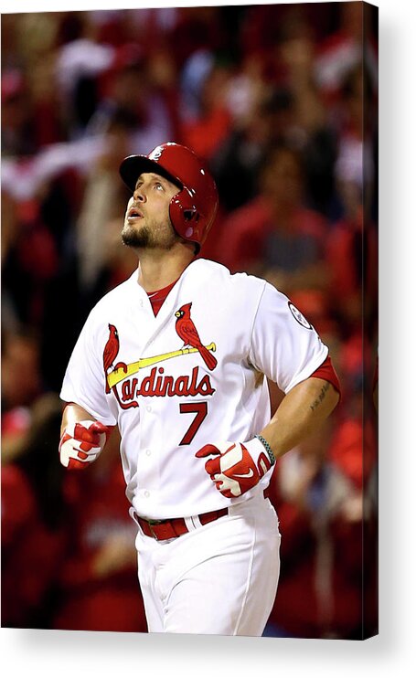 St. Louis Cardinals Acrylic Print featuring the photograph Matt Holliday #1 by Elsa