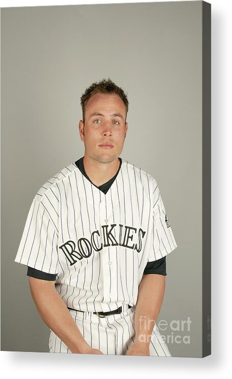 Media Day Acrylic Print featuring the photograph Matt Holliday by Harry How