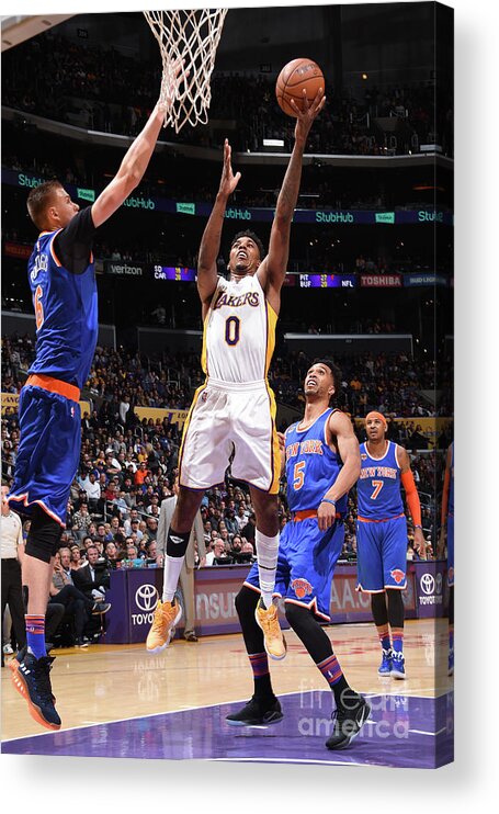 Nick Young Acrylic Print featuring the photograph Nick Young by Andrew D. Bernstein