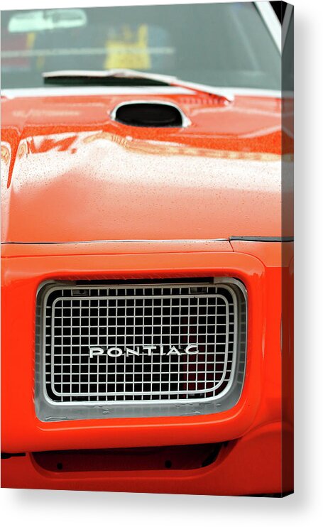 Pontiac Gto Acrylic Print featuring the photograph Ooooo Orange by Lens Art Photography By Larry Trager