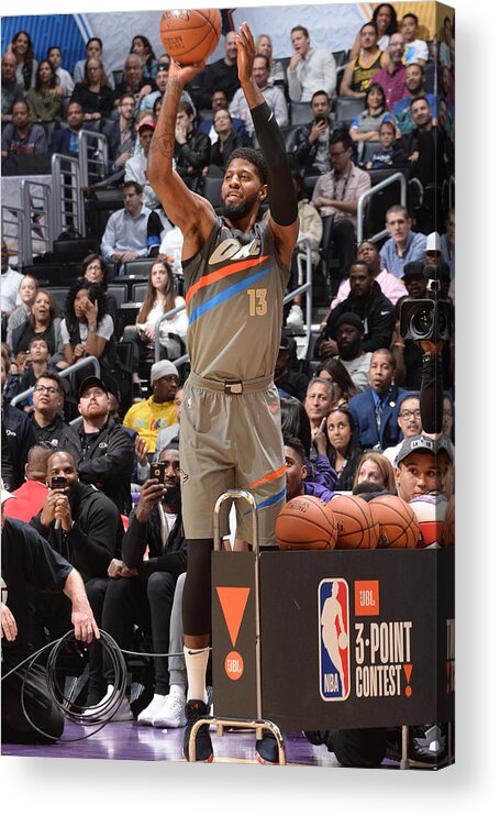 Event Acrylic Print featuring the photograph Paul George by Andrew D. Bernstein