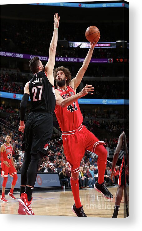 Robin Lopez Acrylic Print featuring the photograph Robin Lopez by Gary Dineen