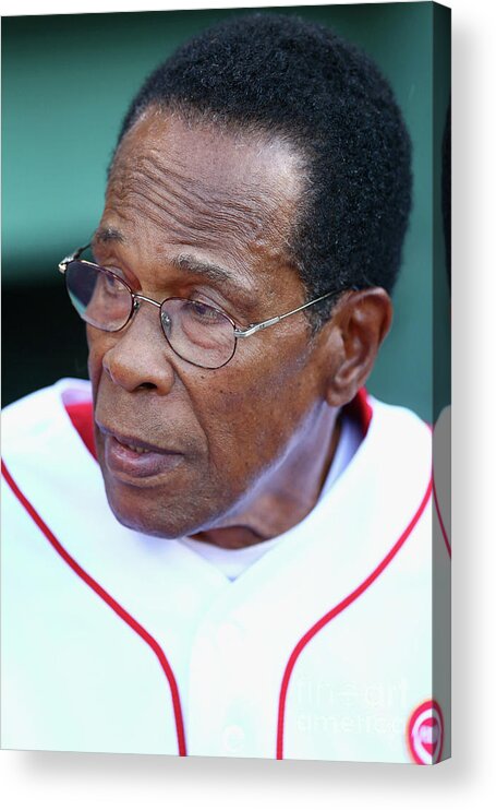 People Acrylic Print featuring the photograph Rod Carew by Maddie Meyer