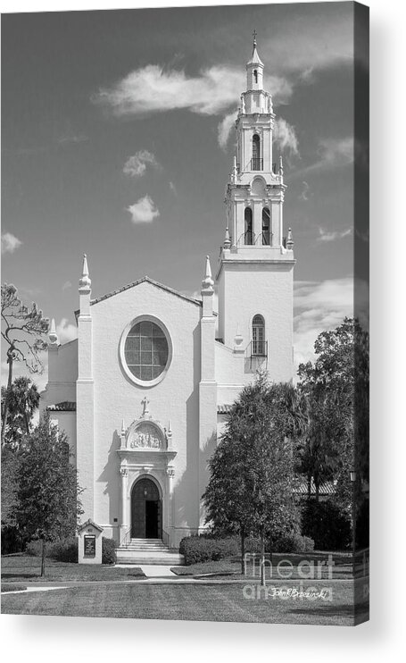 Rollins College Acrylic Print featuring the photograph Rollins College Knowles Memorial Chapel by University Icons