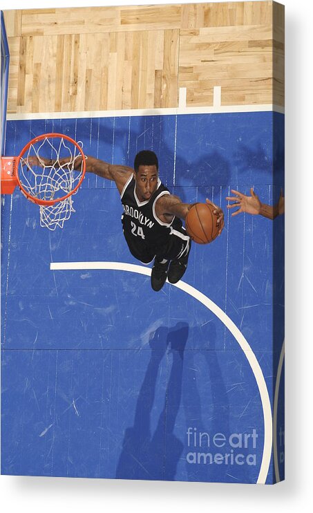 Nba Pro Basketball Acrylic Print featuring the photograph Rondae Hollis-jefferson by Fernando Medina