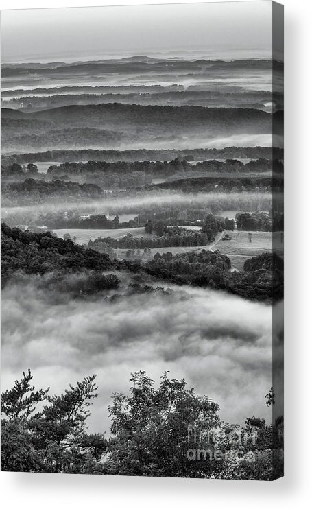 Tennessee Acrylic Print featuring the photograph Scenic Overlook 13 #1 by Phil Perkins