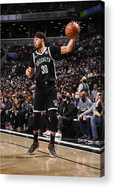 Seth Curry Acrylic Print featuring the photograph Seth Curry #1 by Brian Babineau