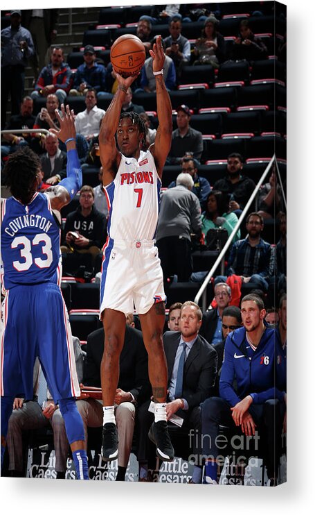 Nba Pro Basketball Acrylic Print featuring the photograph Stanley Johnson by Brian Sevald