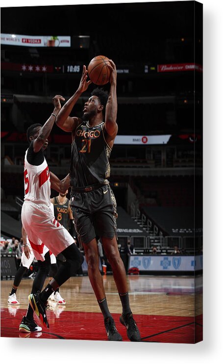 Thaddeus Young Acrylic Print featuring the photograph Thaddeus Young #1 by Jeff Haynes