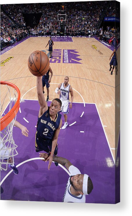 Tim Frazier Acrylic Print featuring the photograph Tim Frazier #1 by Rocky Widner