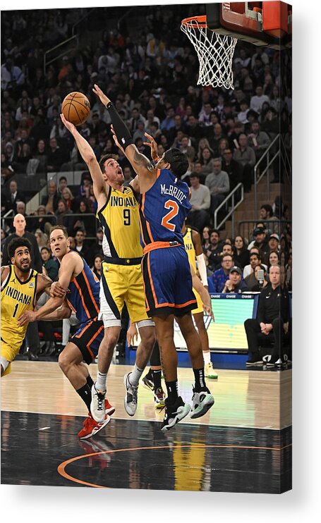 Nba Pro Basketball Acrylic Print featuring the photograph T.j. Mcconnell #1 by David Dow