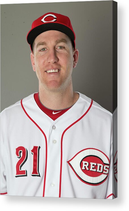 People Acrylic Print featuring the photograph Todd Frazier #1 by Mike Mcginnis