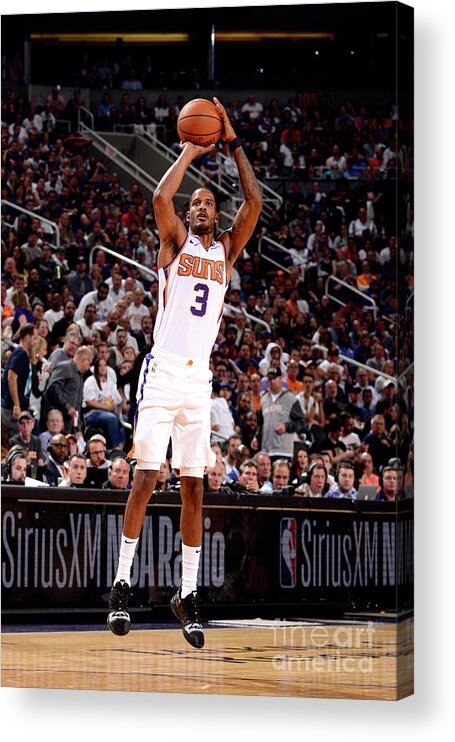 Nba Pro Basketball Acrylic Print featuring the photograph Trevor Ariza by Barry Gossage