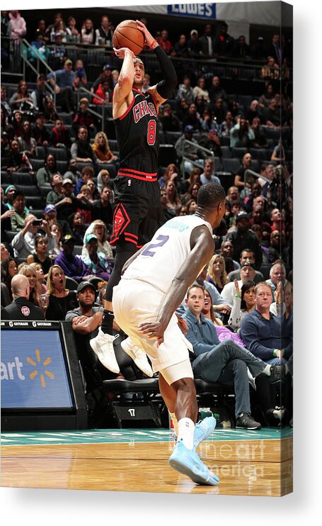 Chicago Bulls Acrylic Print featuring the photograph Zach Lavine by Kent Smith