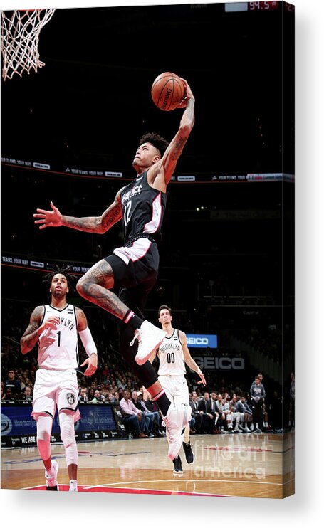 Nba Pro Basketball Acrylic Print featuring the photograph Kelly Oubre by Ned Dishman