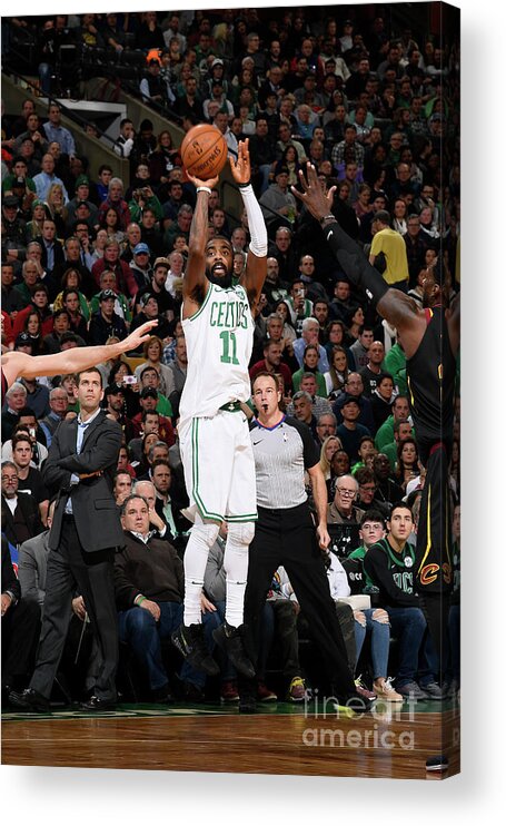 Kyrie Irving Acrylic Print featuring the photograph Kyrie Irving #10 by Brian Babineau