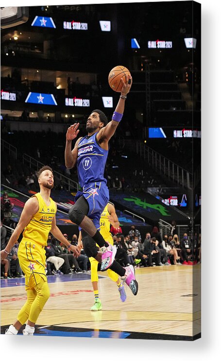 Kyrie Irving Acrylic Print featuring the photograph Kyrie Irving #10 by Jesse D. Garrabrant