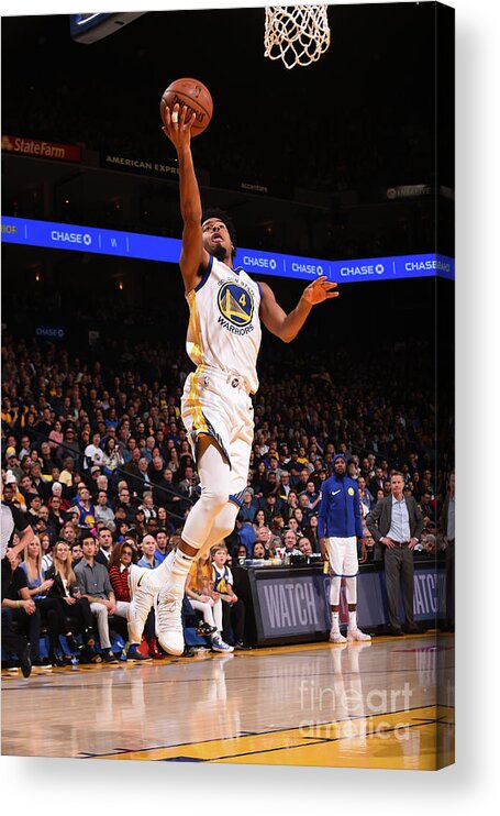 Nba Pro Basketball Acrylic Print featuring the photograph Quinn Cook by Noah Graham