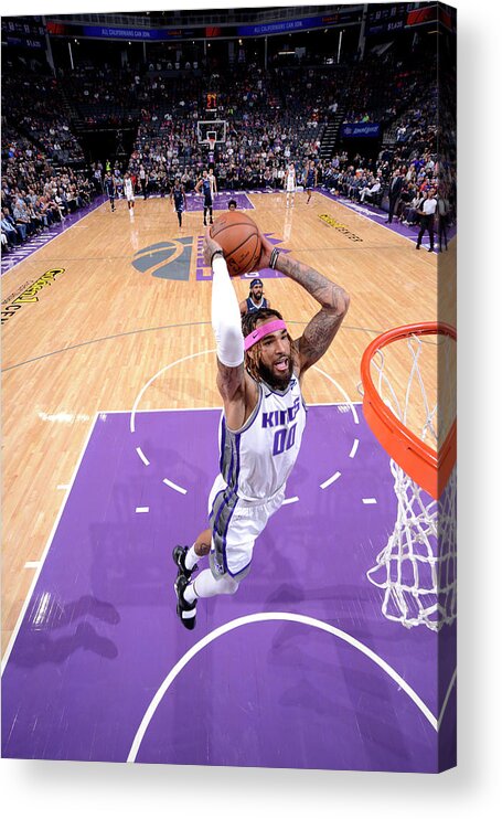 Nba Pro Basketball Acrylic Print featuring the photograph Willie Cauley-stein by Rocky Widner