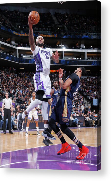 Demarcus Cousins Acrylic Print featuring the photograph Demarcus Cousins #11 by Rocky Widner