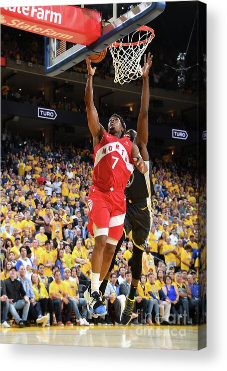 Playoffs Acrylic Print featuring the photograph Kyle Lowry by Andrew D. Bernstein