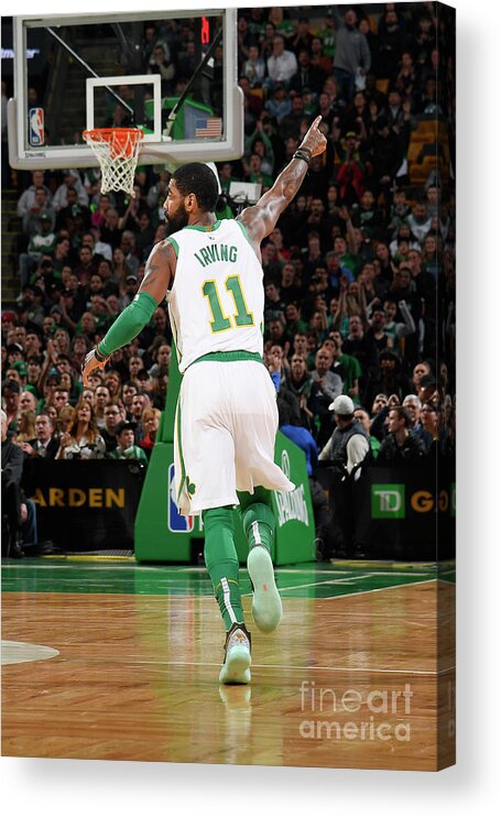 Nba Pro Basketball Acrylic Print featuring the photograph Kyrie Irving by Brian Babineau