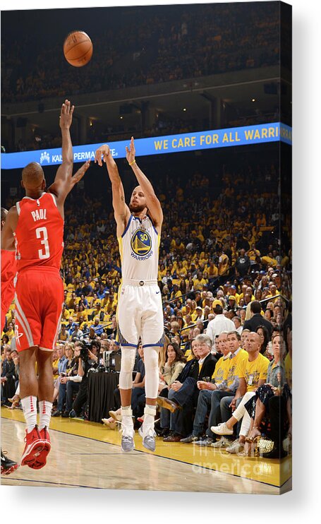 Playoffs Acrylic Print featuring the photograph Stephen Curry by Noah Graham