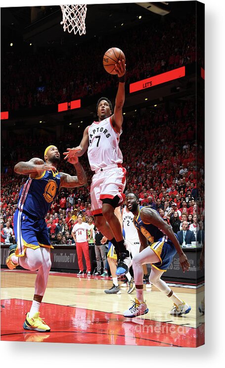 Playoffs Acrylic Print featuring the photograph Kyle Lowry by Andrew D. Bernstein