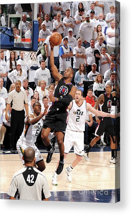 Playoffs Acrylic Print featuring the photograph Chris Paul by Andrew D. Bernstein