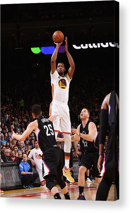 Kevin Durant Acrylic Print featuring the photograph Kevin Durant by Noah Graham