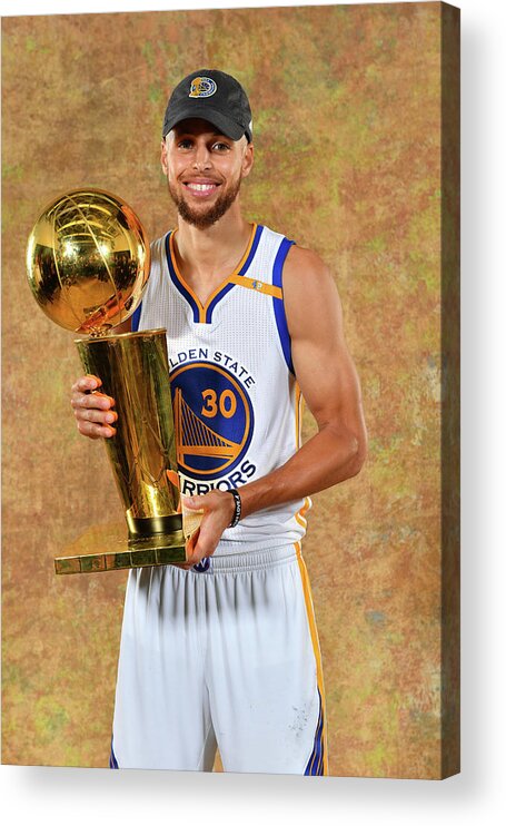Stephen Curry Acrylic Print featuring the photograph Stephen Curry by Jesse D. Garrabrant