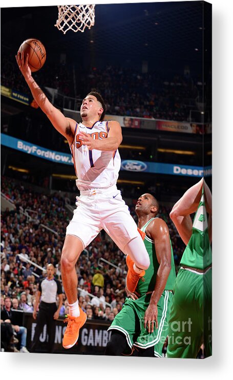 Nba Pro Basketball Acrylic Print featuring the photograph Devin Booker by Barry Gossage