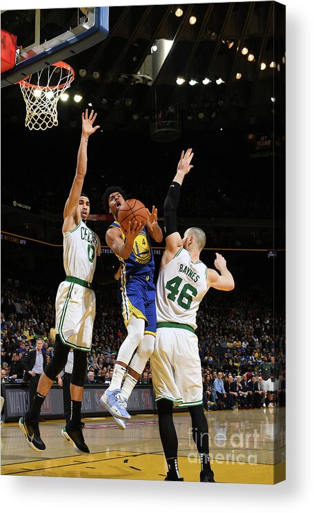 Nba Pro Basketball Acrylic Print featuring the photograph Quinn Cook by Noah Graham