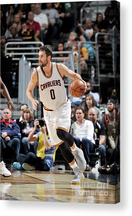 Kevin Love Acrylic Print featuring the photograph Kevin Love by David Liam Kyle