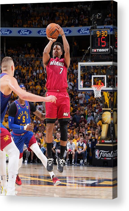 Nba Pro Basketball Acrylic Print featuring the photograph Kyle Lowry #16 by Jesse D. Garrabrant