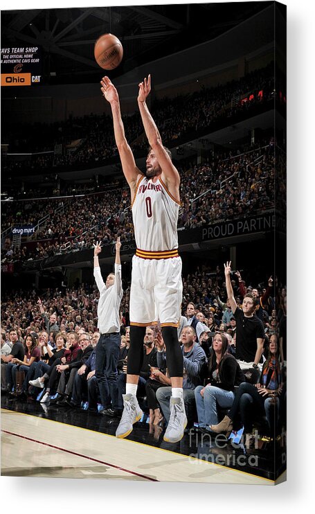 Nba Pro Basketball Acrylic Print featuring the photograph Kevin Love by David Liam Kyle