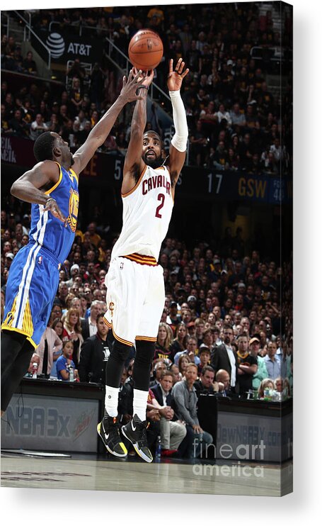Playoffs Acrylic Print featuring the photograph Kyrie Irving by Nathaniel S. Butler