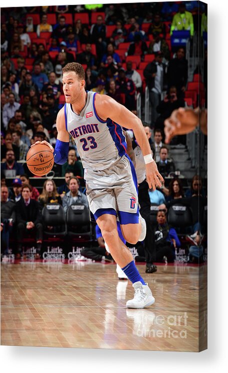 Sports Ball Acrylic Print featuring the photograph Blake Griffin by Chris Schwegler