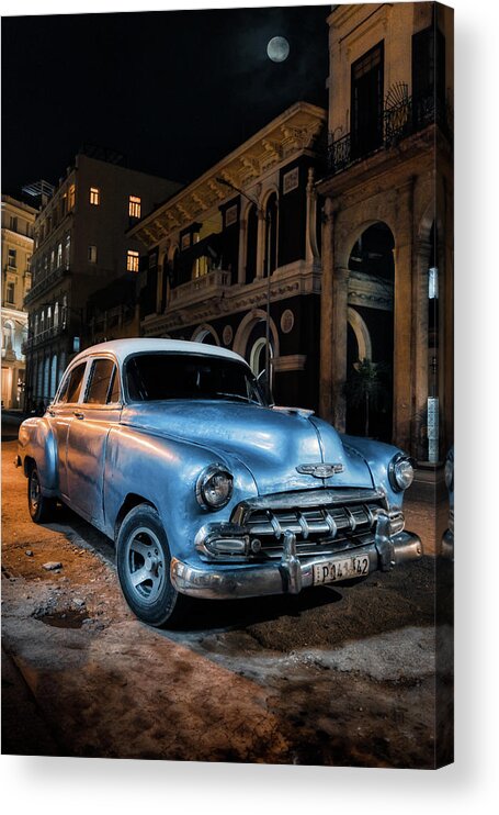 American Car Acrylic Print featuring the photograph 1953 Chevrolet Deluxe by Micah Offman
