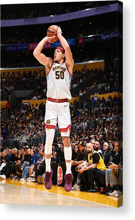 Playoffs Acrylic Print featuring the photograph Aaron Gordon #2 by Andrew D. Bernstein