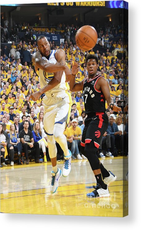 Playoffs Acrylic Print featuring the photograph Andre Iguodala by Andrew D. Bernstein