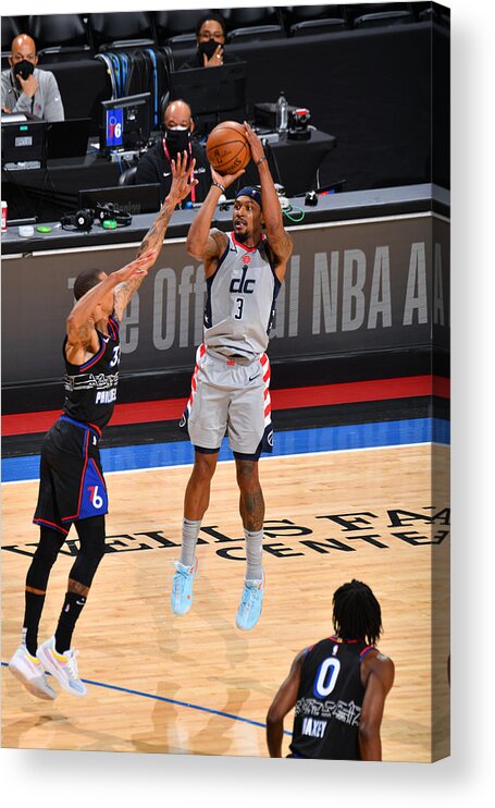Playoffs Acrylic Print featuring the photograph Bradley Beal by Jesse D. Garrabrant